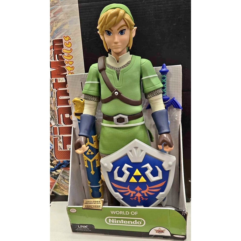 World of Nintendo The Legend of Zelda Link 20-Inch figure NEW in Package